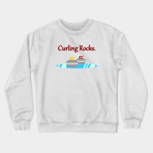 Curling Rocks. Crewneck Sweatshirt